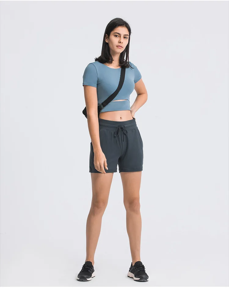 Somatic YOGA Wear Gym Womens Clothing Shorts Leggings Outdoor Jogging Yoga Fitness Sport Cycling Shorts High Waist Breathable Sportswear - Image 4