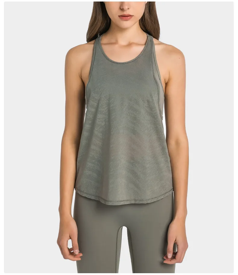 Somatic YOGA Wear Womens Clothing Yoga Tank Top Gym Sports Top Underwear Bra Outdoor Jogging Fitness Jacquard Fabric Crop Leisure Blouse Vest - Image 6