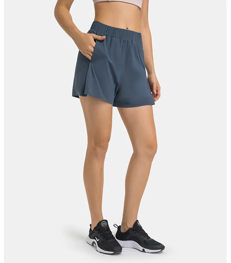 Gym Womens Clothing Shorts Leggings Outdoor Jogging Tennis YOGA Wear High Waist Women's Shorts Sports and Leisure Sportswear