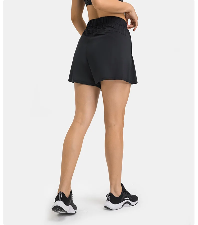 Gym Womens Clothing Shorts Leggings Outdoor Jogging Tennis YOGA Wear High Waist Women's Shorts Sports and Leisure Sportswear - Image 2