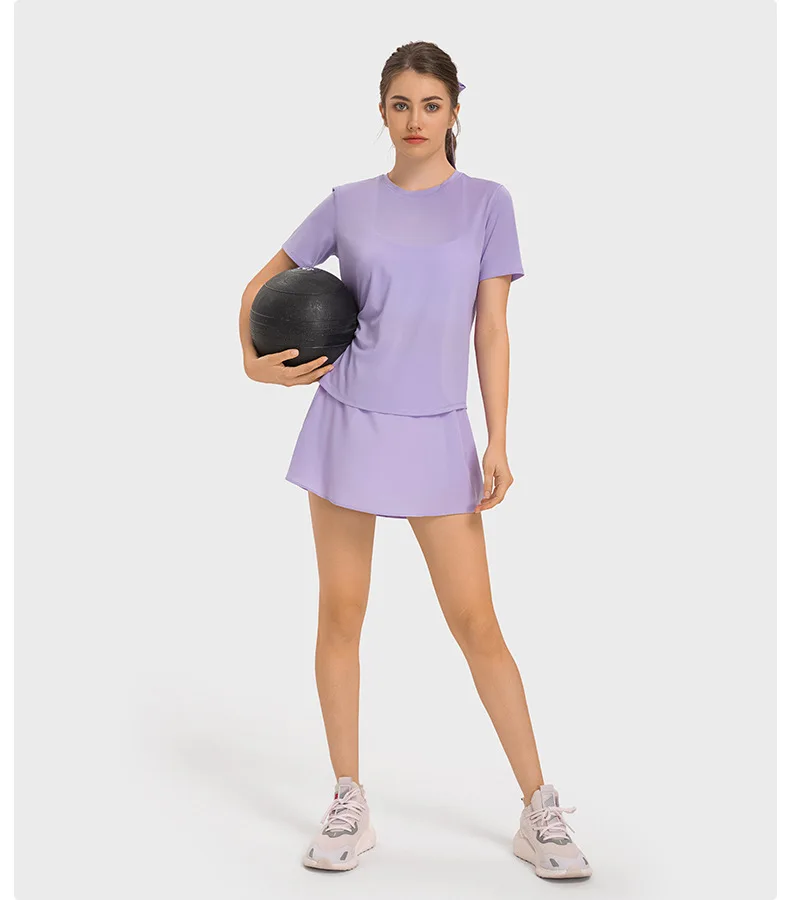 Women's Skirt Tennis Shorts Golf Wear Tennis Skirt Gym Fitness Flowing Yoga Sport Workout Leggings High Waist Women's Cycling Shorts - Image 6