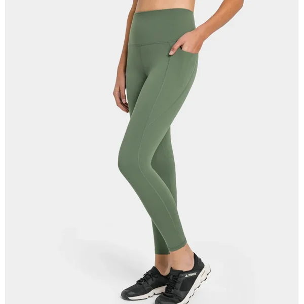 Somatic YOGA Wear women's Pants Gym Leggings Sportswear Yoga Wear Sport Fitness High Waist Outdoor Jogging Workout Pocket Womans Clothing