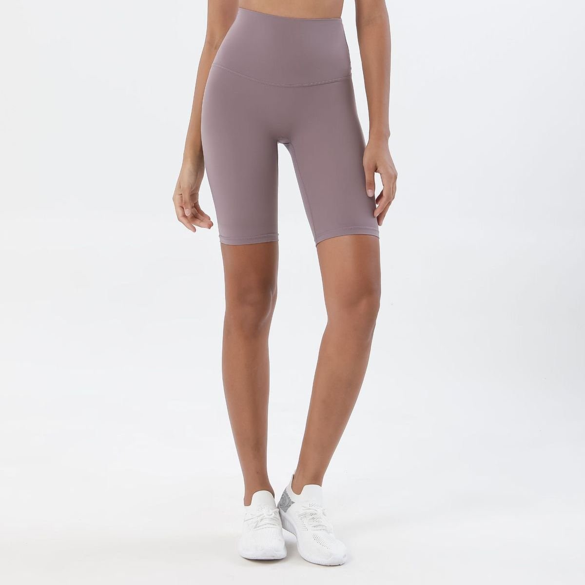 Double sided brushed fitness pants with high waist and peach hips pants tight shorts yoga pants - Image 3