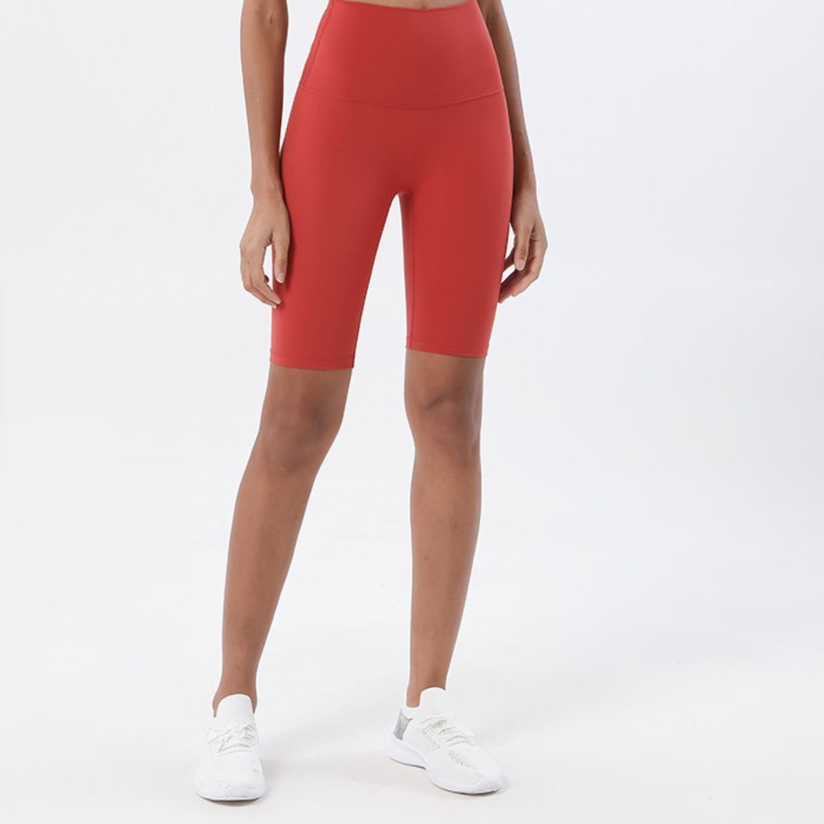 Double sided brushed fitness pants with high waist and peach hips pants tight shorts yoga pants - Image 2