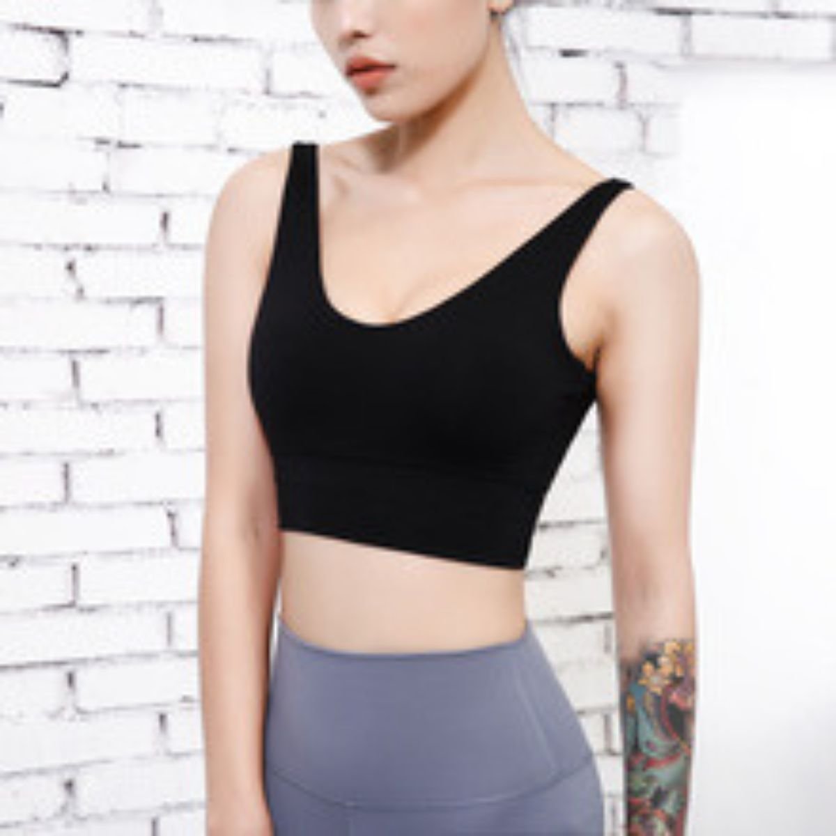 New Push-up Shockproof Deep V Beautiful Back Yoga Sports Bra for Women European and American Style Running Fitness Sports Bra - Image 5