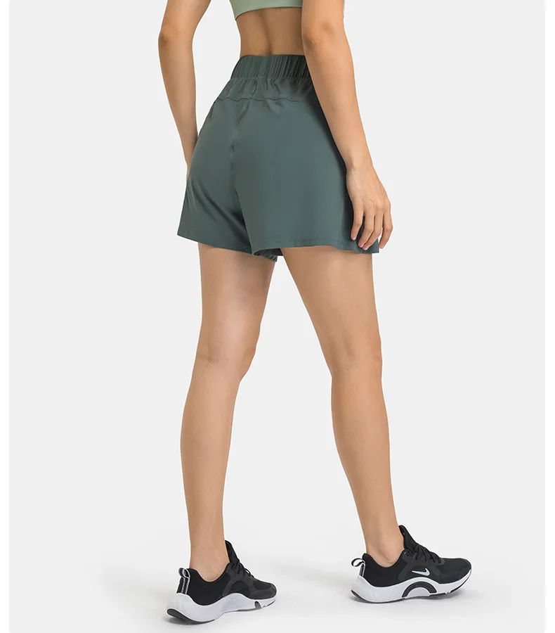 Gym Womens Clothing Shorts Leggings Outdoor Jogging Tennis YOGA Wear High Waist Women's Shorts Sports and Leisure Sportswear - Image 5