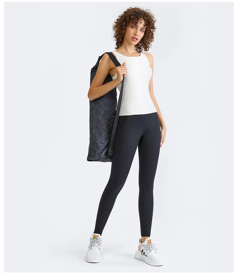 Somatic YOGA Wear Yoga Top Women Tank Top Gym Sports Top Fitness Workout Underwear Vest Womens Clothing Long Style Jogging Bra with Chest Pad - Image 6