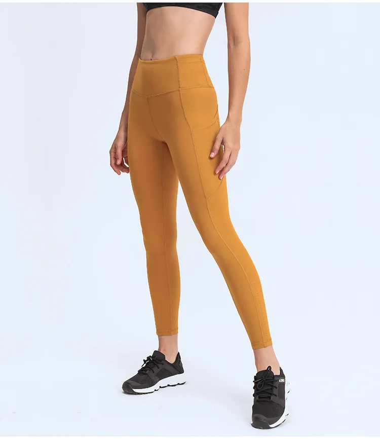 Leggings Women's Pants Gym YOGA Wear Sport High Waist Tights Sportswear Outdoor Jogging Breathable Elastic Seamless Leggings - Image 3