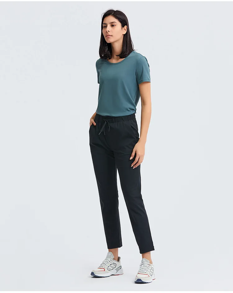 Somatic YOGA Wear Top Women Leggings Gym Women's Pants Yoga Sport Tights High Waist Loose Straight Tube Leisure Elasticity Women's Tracksuit - Image 5