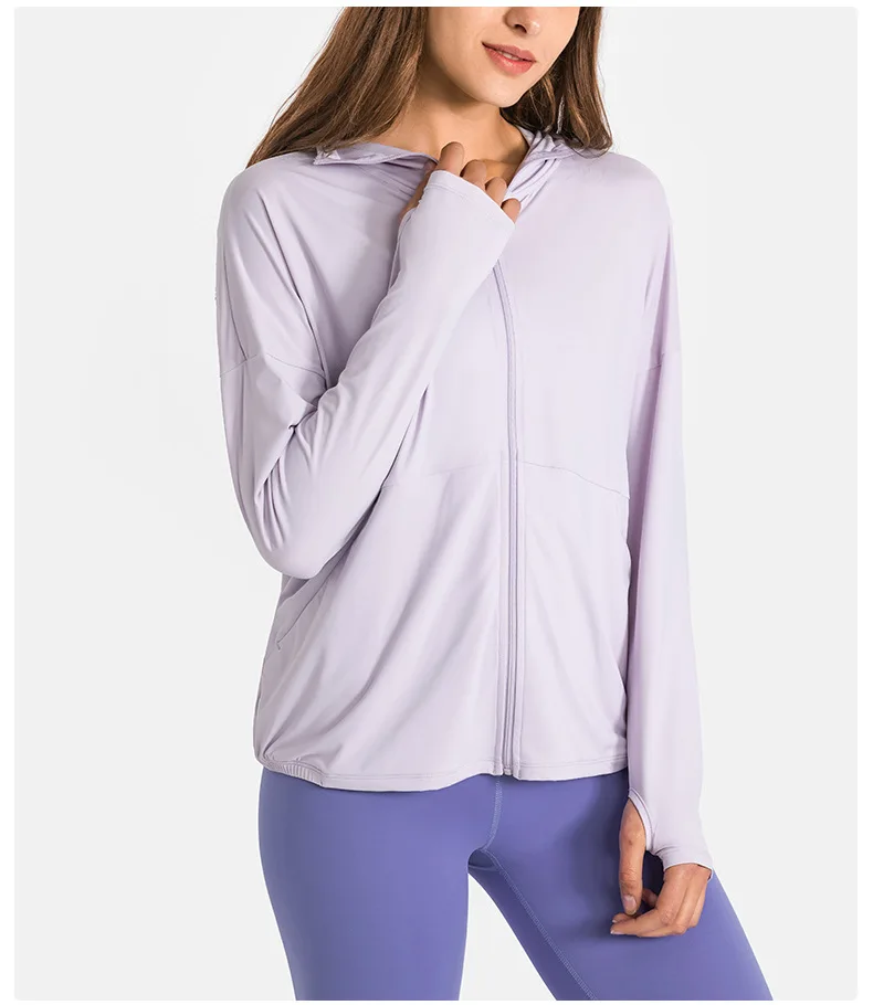 Somatic YOGA Wear Women's Spring Jacket Breathable Quick Dry Yoga Gym Fitness Sport Top Outdoor Mountaineering Sun Protection Clothing Coat - Image 5